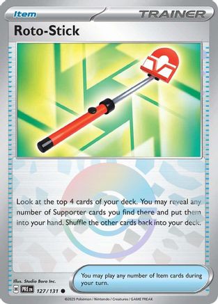 Roto-Stick (Poke Ball Pattern) 127 [SV Prismatic Evolutions]  - Holofoil