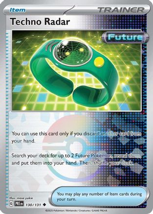 Techno Radar (Poke Ball Pattern) 130 [SV Prismatic Evolutions]  - Holofoil