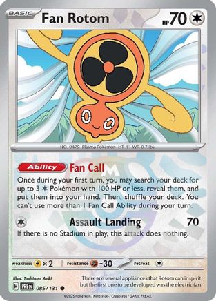 Fan Rotom (Master Ball Pattern) 085 [SV Prismatic Evolutions]  - Holofoil