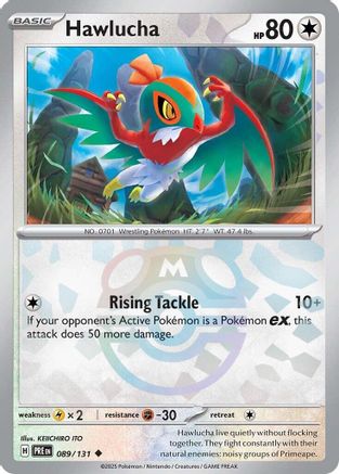 Hawlucha (Master Ball Pattern) 089 [SV Prismatic Evolutions]  - Holofoil