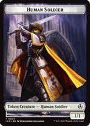 Human Soldier (0003) // Clue Double-Sided Token [Innistrad Remastered] Foil