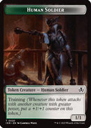 Human Soldier (0020) // Emblem - Tamiyo, Field Researcher Double-Sided Token [Innistrad Remastered]