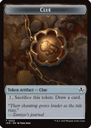 Clue // Eldrazi Horror Double-Sided Token [Innistrad Remastered]