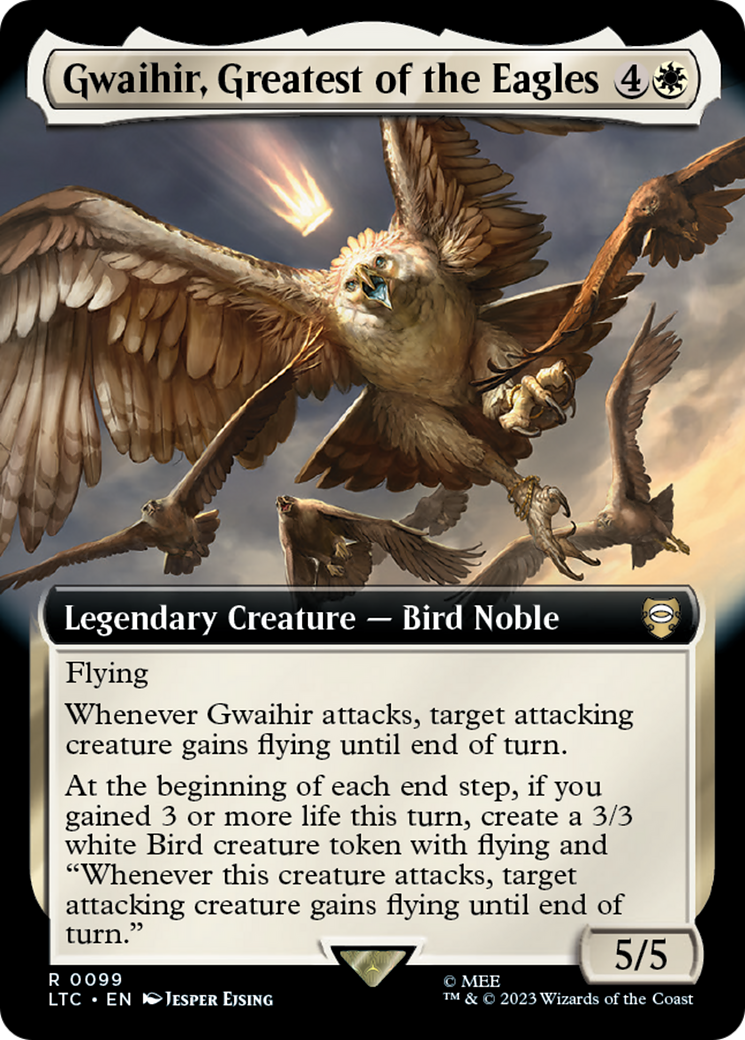 Gwaihir, Greatest of the Eagles (Extended Art): (Extended Art) [Tales of Middle-earth Commander]
