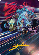 Midnight Mangler Art Card (Gold-Stamped Signature) [Aetherdrift Art Series]