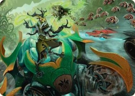 Aatchik, Emerald Radian Art Card (15/54) - Art Series: Aetherdrift