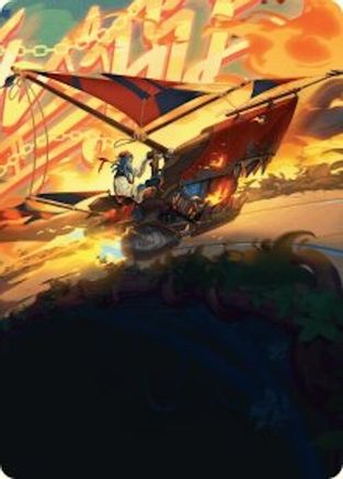 Boosted Sloop Art Card - Art Series: Aetherdrift