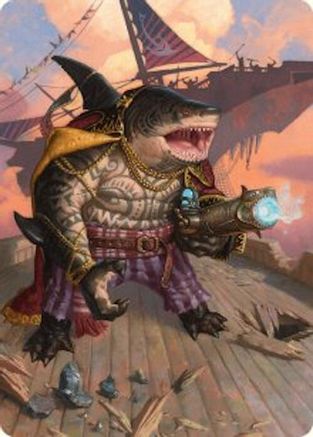 Captain Howler, Sea Scourge Art Card (4/54) - Art Series: Aetherdrift