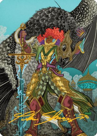 Caradora, Heart of Alacria Art Card (3/54) (Gold-Stamped Signature) - Art Series: Aetherdrift