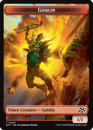 Goblin // Thopter (0010) Double-Sided Token [Aetherdrift]