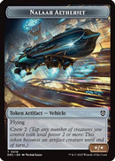 Nalaar Aetherjet // Treasure Double-Sided Token [Aetherdrift Commander Tokens]