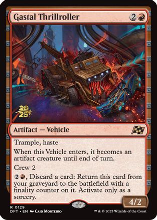 Gastal Thrillroller [Prerelease Cards] Foil
