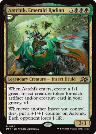 Aatchik, Emerald Radian - Promo Pack: Aetherdrift Foil