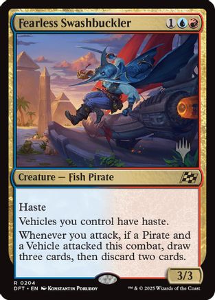 Fearless Swashbuckler [Promo Pack: Aetherdrift] Foil