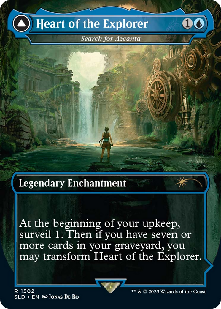 Heart of the Explorer - Search for Azcanta (Borderless) [Secret Lair Drop]