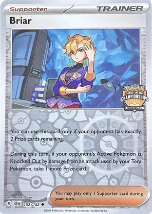 Briar (Regional Championship) 132/142 [League & Championship Cards]  - Reverse Holofoil
