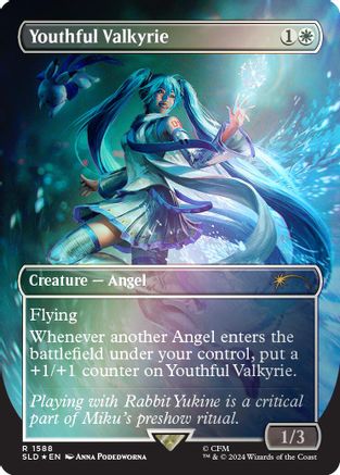 Youthful Valkyrie (Rainbow Foil) [Secret Lair Drop Series] Foil