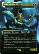 Miku, Queen Electric - Brago, King Eternal (Rainbow Foil - Japanese) [Secret Lair Drop Series]