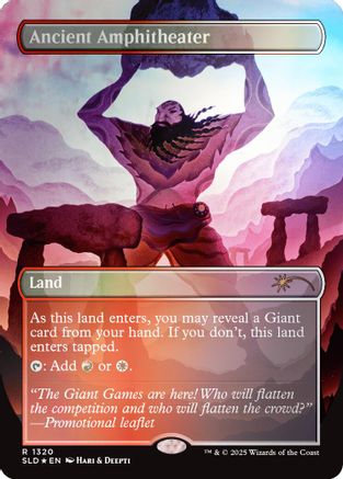 Ancient Amphitheater (Rainbow Foil) [Secret Lair Drop Series] Foil