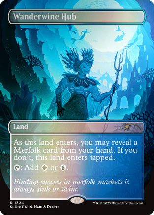 Wanderwine Hub (Rainbow Foil) [Secret Lair Drop Series] Foil