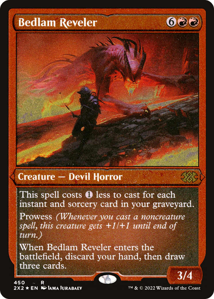 Bedlam Reveler (Foil Etched) - Double Masters 2022 Foil