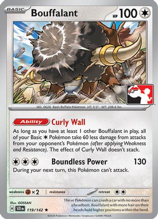 Bouffalant - 119/142 [Prize Pack Series Cards]