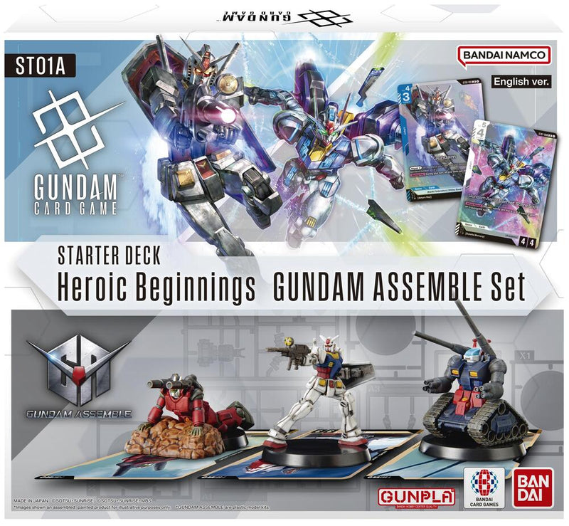 Starter Deck 01: Heroic Beginnings - Gundam Assemble Starter Set - (ST01) [Gundam Trading Card Game]
