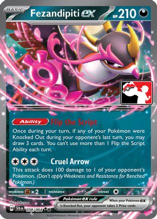 Fezandipiti ex - 038/064 [Prize Pack Series Cards] - Holofoil