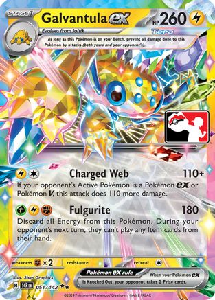 Galvantula ex - 51/142 [Prize Pack Series Cards] - Holofoil