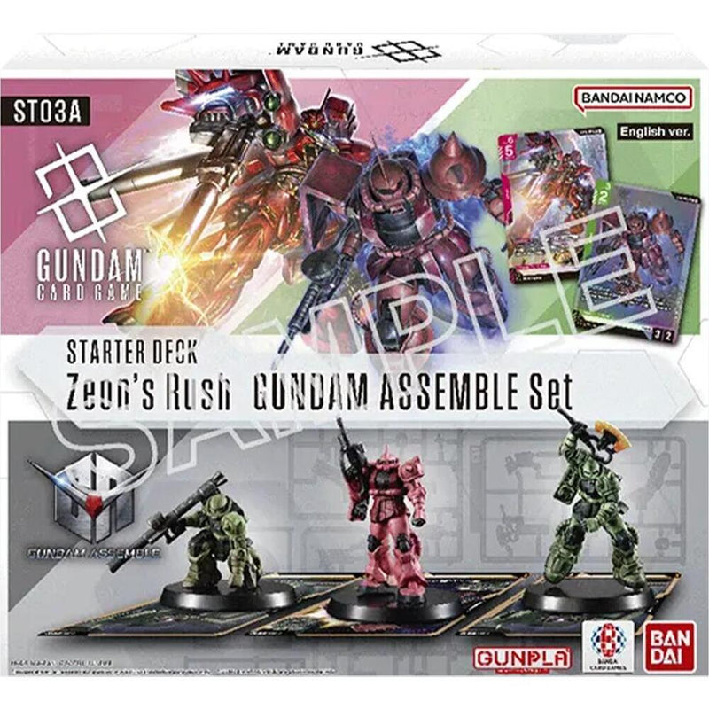 Starter Deck 03: Zeon's Rush - Gundam Assemble Starter Set- (ST03) [Gundam Trading Card Game]