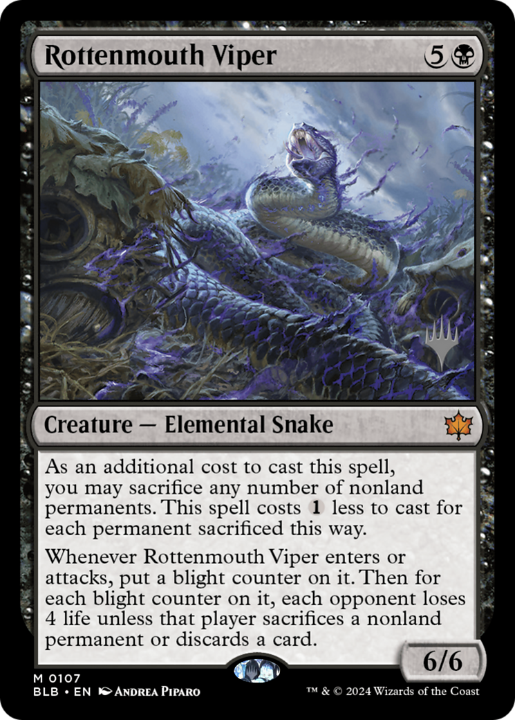 Rottenmouth Viper - [Bloomburrow Promos]