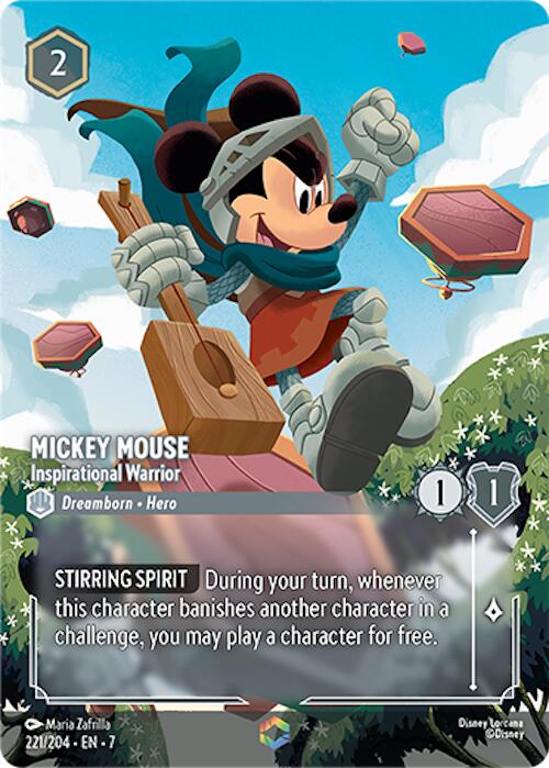 Mickey Mouse - Inspirational Warrior (Enchanted) (221/204) [Archazia's Mickey Mouse - Inspirational Warrior (Enchanted) (221/204) [Archazia's