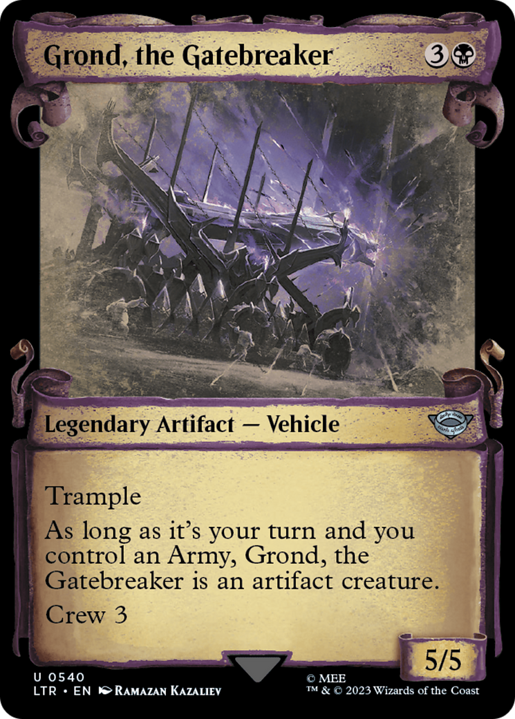 Grond, the Gatebreaker (Showcase Scrolls): (Showcase) [The Lord of the Rings: Tales of Middle-earth]