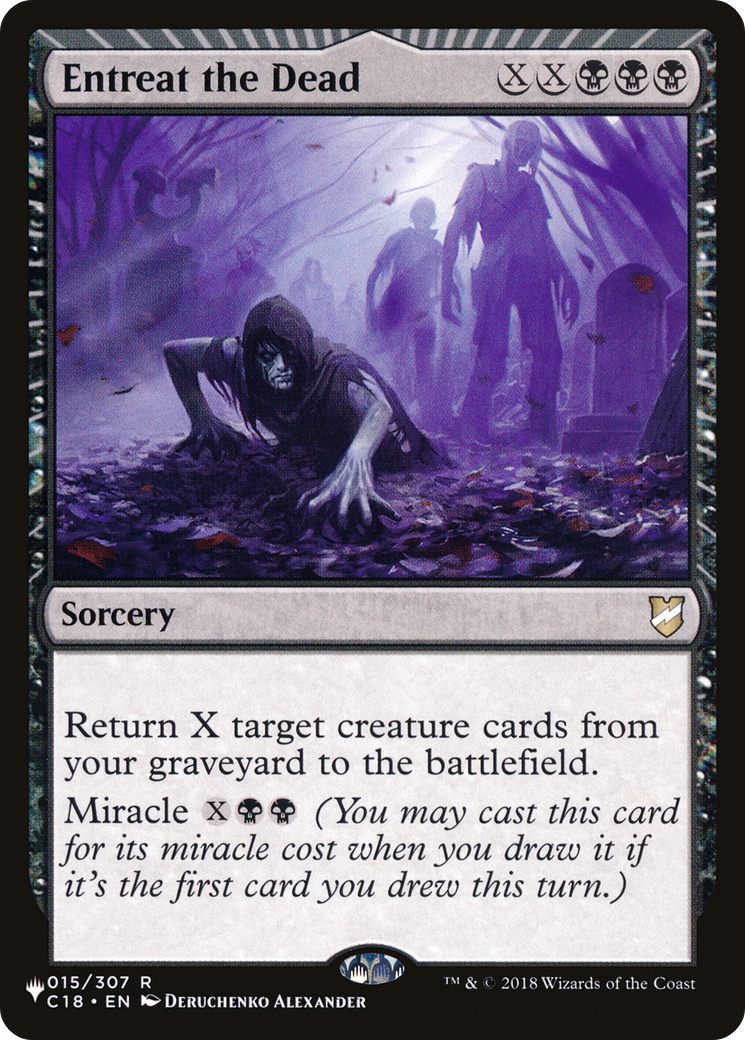Entreat the Dead: (miracle) [The List]