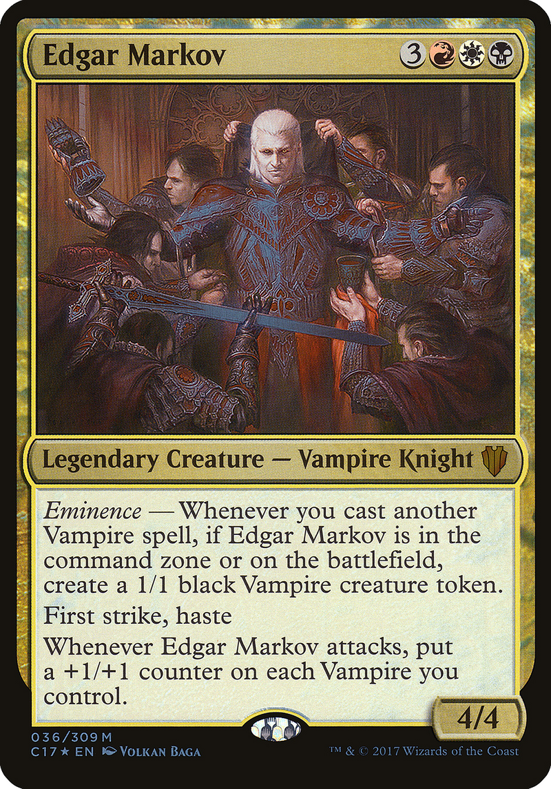 Edgar Markov (Commander 2017) - [Commander 2017 Oversized] Foil