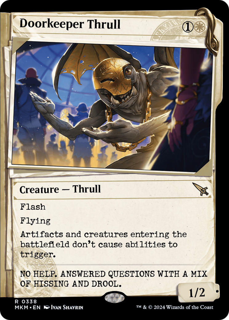 Doorkeeper Thrull (Showcase): (Showcase) [Murders at Karlov Manor]