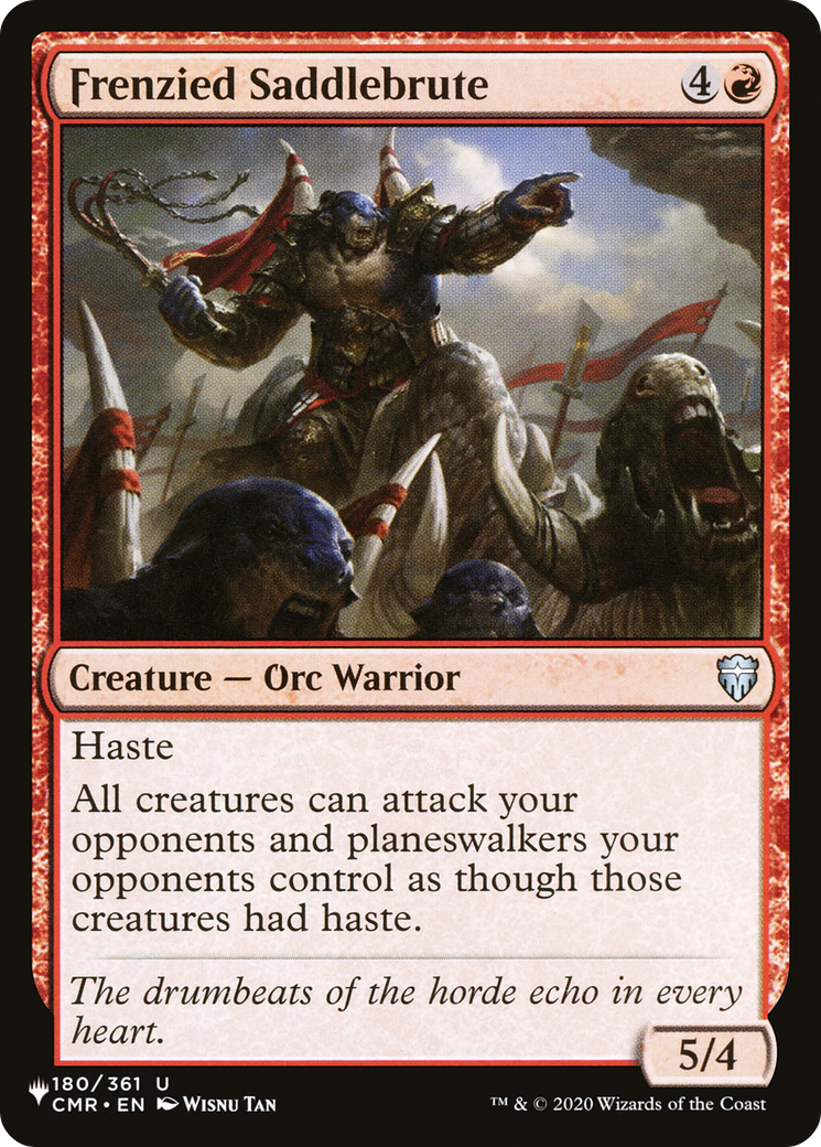 Frenzied Saddlebrute - [The List]