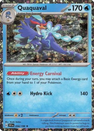Quaquaval - 054/198 (Sparkle Holo) [Miscellaneous Cards & Products] - Holofoil