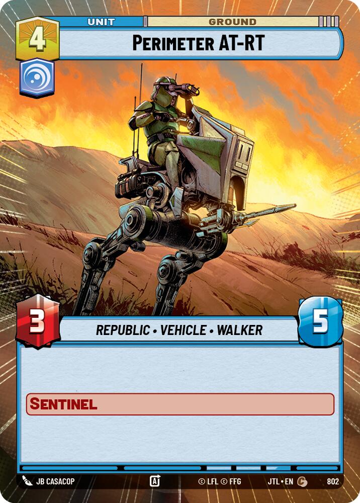 Perimeter AT-RT (802) (Hyperspace Foil) (802) [Jump to Lightspeed]