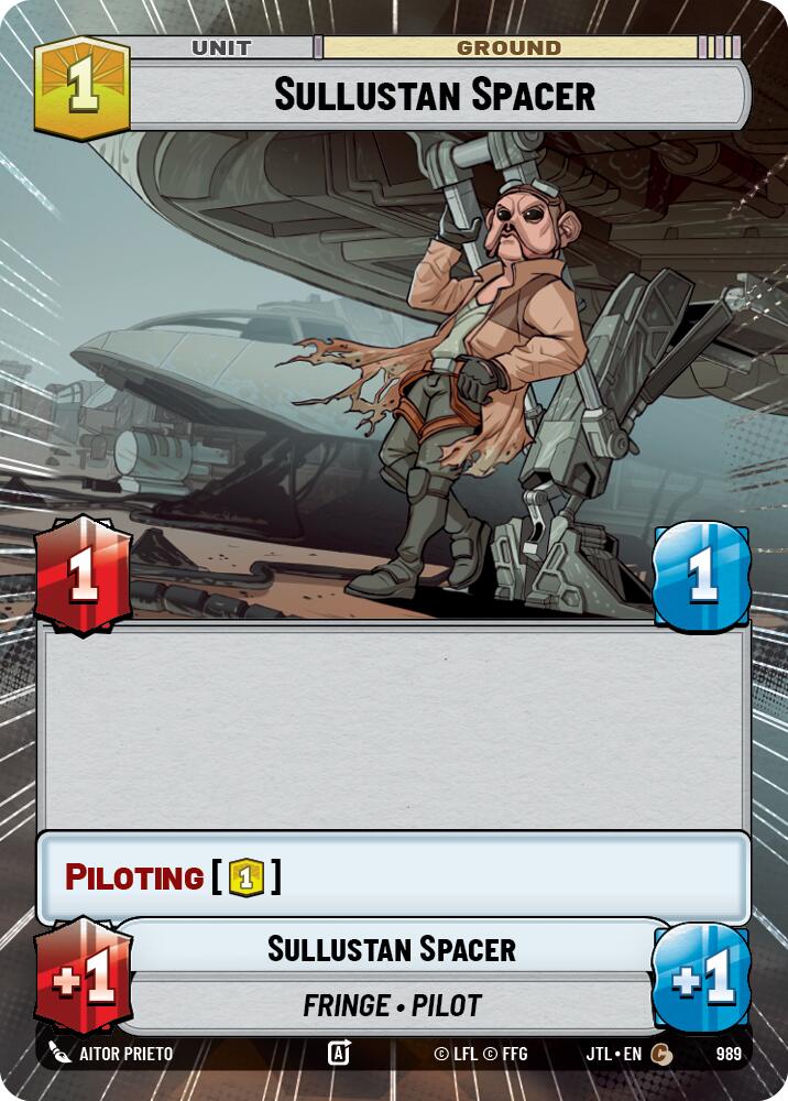 Sullustan Spacer (989) (Hyperspace Foil) (989) [Jump to Lightspeed]