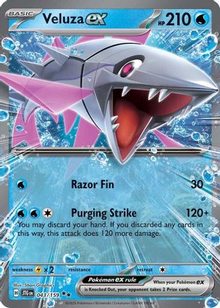 Veluza ex - 43/159 [SV09 Journey Together] - Holofoil