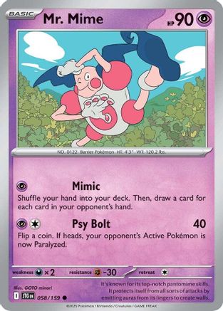 Mr. Mime 058 [SV09 Journey Together]