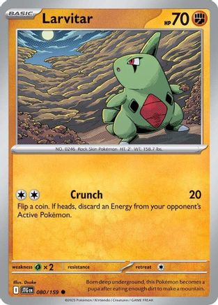 Larvitar 080 [SV09 Journey Together]