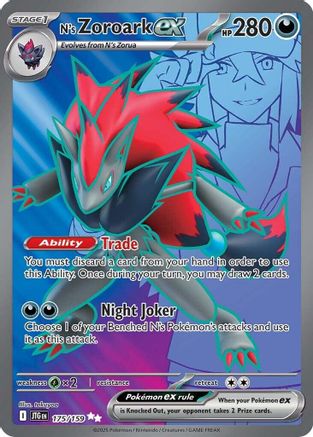 N's Zoroark ex - 175/159 [SV09 Journey Together] - Holofoil