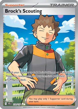 Brock's Scouting - 179/159 [SV09 Journey Together] - Holofoil
