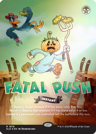 Fatal Push (1819) (Rainbow Foil) [Secret Lair Drop Series] Foil