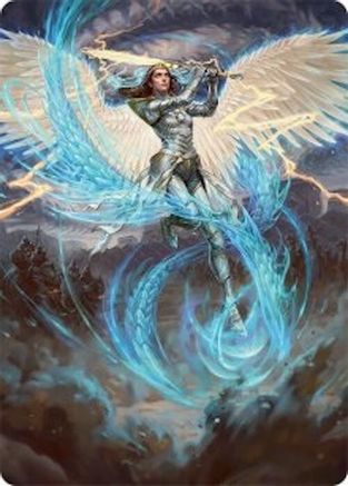 Elspeth, Storm Slayer Art Card (49/54) [Art Series: Tarkir: Dragonstorm]
