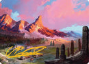 Rugged Highlands Art Card (29/54) (Gold-Stamped Signature) - [Art Series: Tarkir: Dragonstorm]