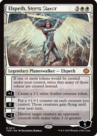 Elspeth, Storm Slayer [Promo Pack: Tarkir: Dragonstorm]