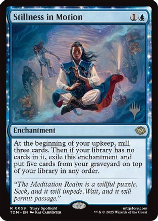 Stillness in Motion - [Promo Pack: Tarkir: Dragonstorm]: (enchantment)